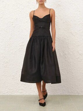 NWOT ！Zimmermann Rebellion Fitted Picnic Dress---Size 0/US4